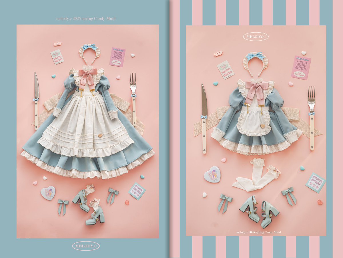 🎀Candy Maid🎀 平置き写真その1️⃣ まとめ8色✨ size：1/3girl & 1/4