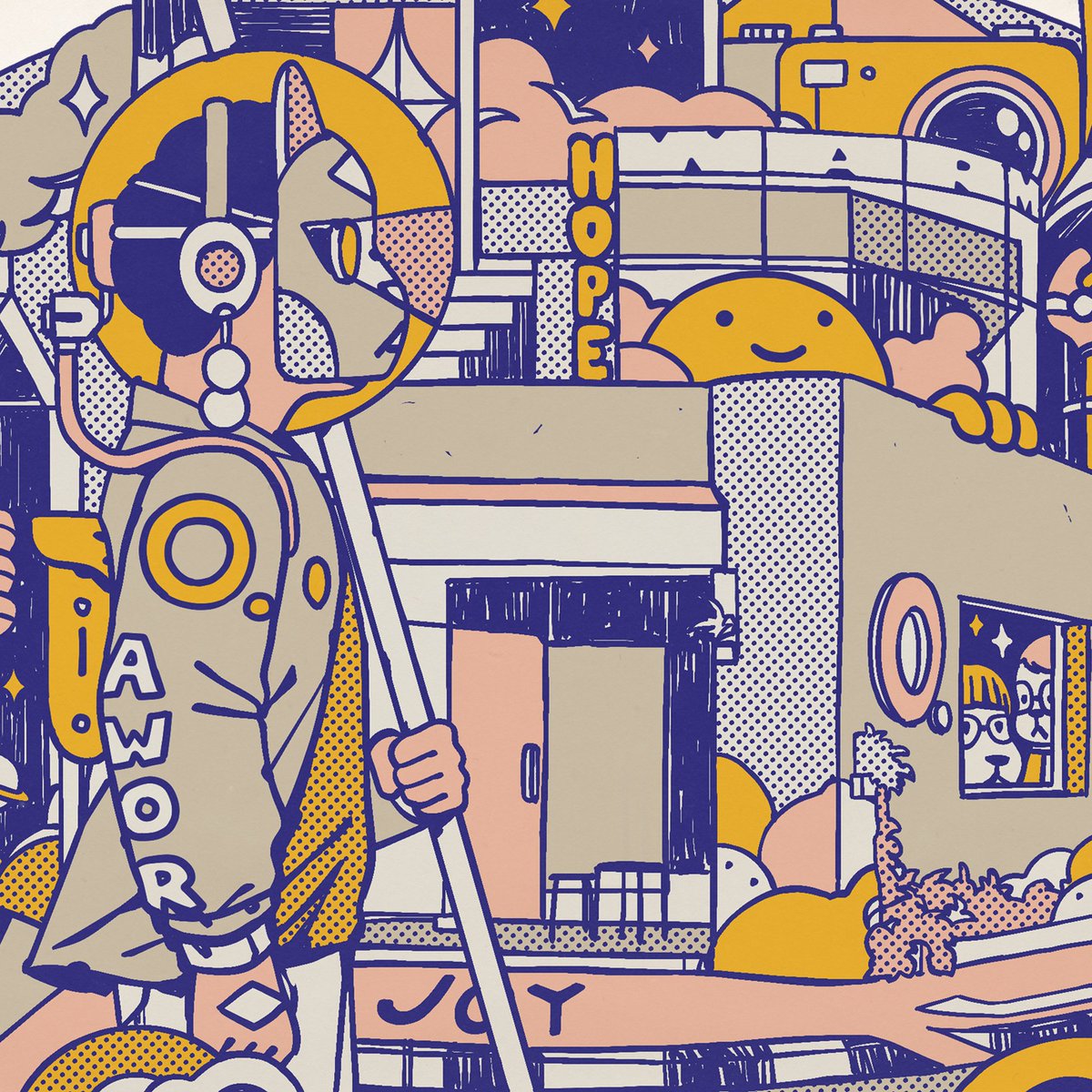 GandhiSetyawan's tweet photo. Desain merch untuk Awor (2021) #merch #design #aworcoffee #illustrator #illustration #ykillustrator https://t.co/wNKGPkFEjZ
