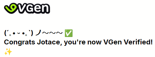 To follow up on the fun, since I just got verified, I want to share the happiness to someone too! So I'm giving away 1 VGen code! 
- Like and RT and follow
- Introduce yourself and comment some of your work! 
I will handpick the winner in a week!
 #VGenCode #VGen