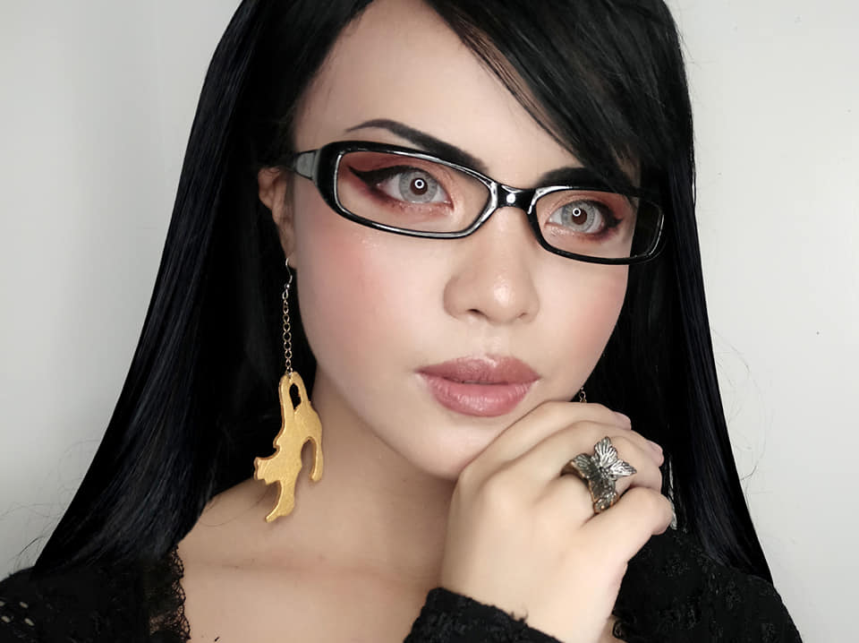 ruiojousama's tweet photo. I love doing makeup experiments for Bayonetta <3 Happy 15 years! #BAYONETTA15th https://t.co/7UvO8OMrLh