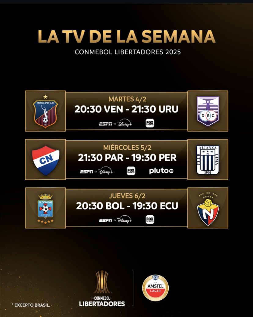THEJAVAw99's tweet photo. Inicio uno de los torneos más emocionante de Sudamerica como es la amada Copa Libertadores 

FASE 1 
#Libertadores #GloriaEterna 

📸 @Libertadores https://t.co/7B2UHtXnvj