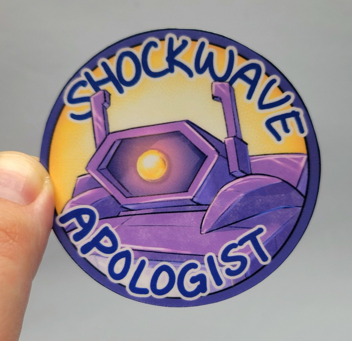 the_bowen_arrow's tweet photo. ✨️📢 THEY'RE HERE! 📢✨️
New apologist stickers up for grabs. More coming soon... 👀 
Get em at the link below~ 
#transformers #tf #maccadams #overlord #tarn #Shockwave https://t.co/G5c1hnR9a2