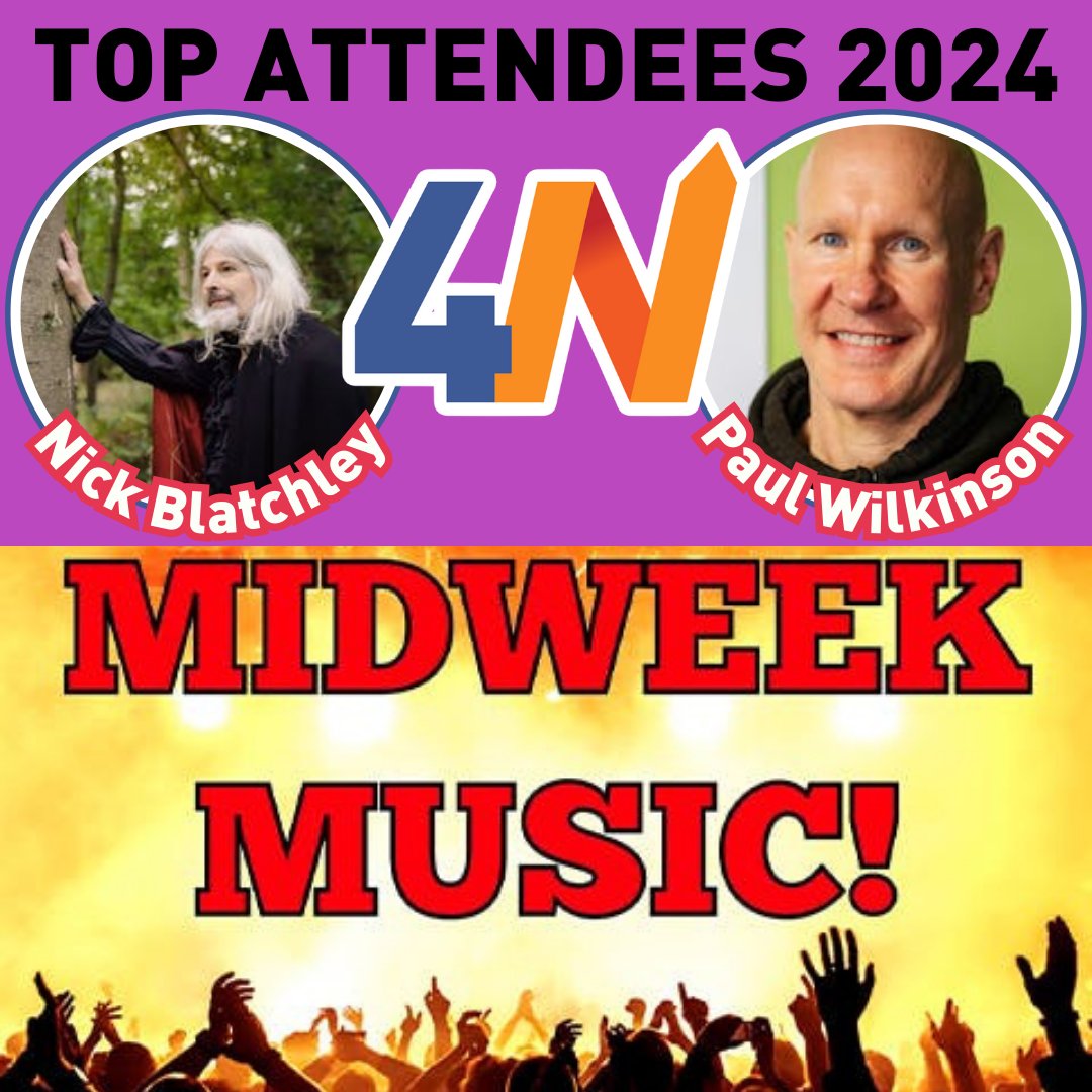 Whilst 4N as a whole is branded as 50% Social, 50% Business, our longest-running themed meeting leans a little (lot) more to the Social side, bringing business folk together over a shared love of Music on a Wednesday afternoon. 

#Love4N #businessnetworking