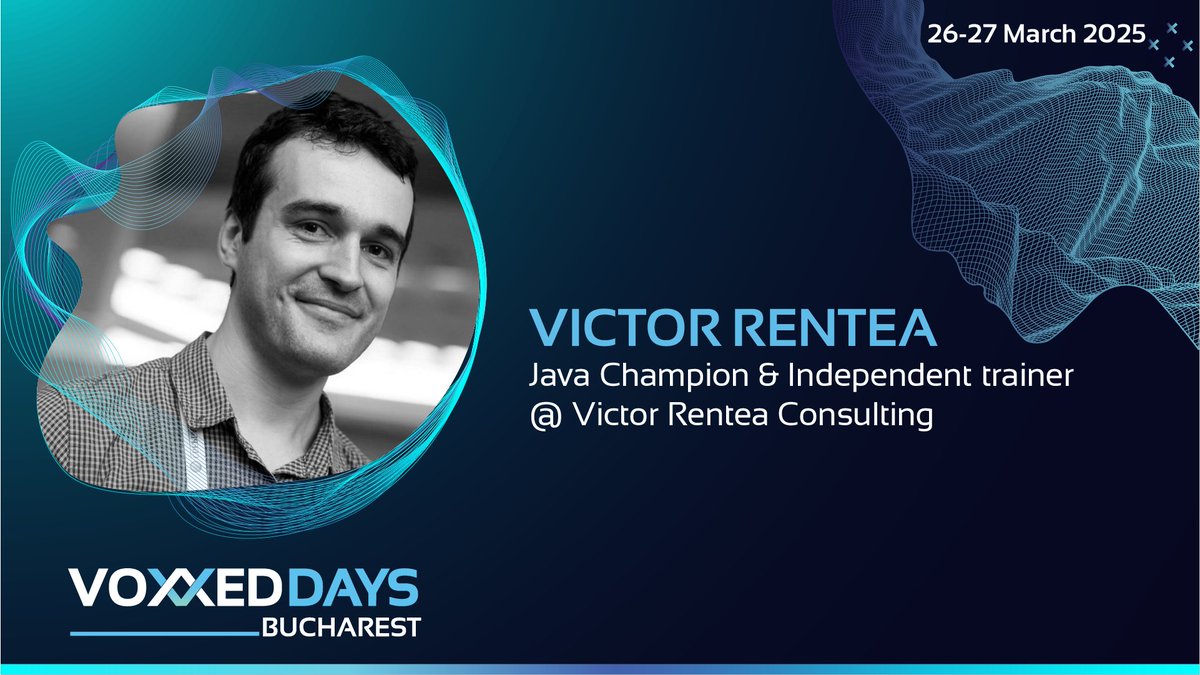 Voxxed Days Bucharest (26-27 March 2025) (@voxxedbucharest) on Twitter photo 🚀 Our speaker lineup continues with the famous <a href="/VictorRentea/">Victor Rentea</a>!
He will deliver an insightful keynote and a full-day workshop on Modular Monolith Architecture.
🔗 Find out more and register here: romania.voxxeddays.com/voxxed-days-bu… 🚀 Our speaker lineup continues with the famous <a href="/VictorRentea/">Victor Rentea</a>!
He will deliver an insightful keynote and a full-day workshop on Modular Monolith Architecture.
🔗 Find out more and register here: romania.voxxeddays.com/voxxed-days-bu…