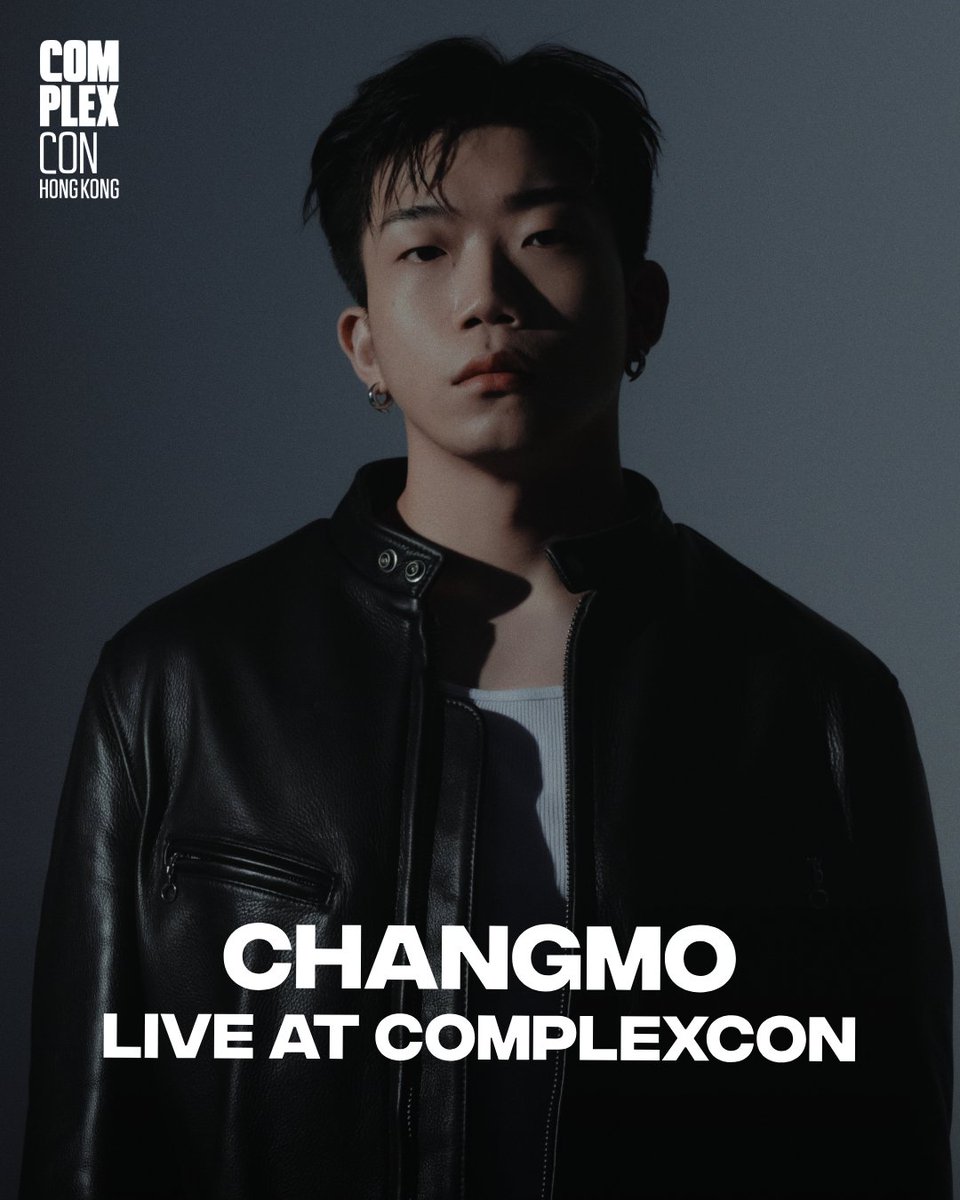 ambition_musik's tweet photo. CHANGMO will perform live at ComplexCon Hong Kong 2025, will be held on 21-23 March at AsiaWorld-Expo.

More Info | https://t.co/sK0oBTju3g

#CHANGMO #창모
#AMBITIONMUSIK #앰비션뮤직 https://t.co/splEjv6K9B
