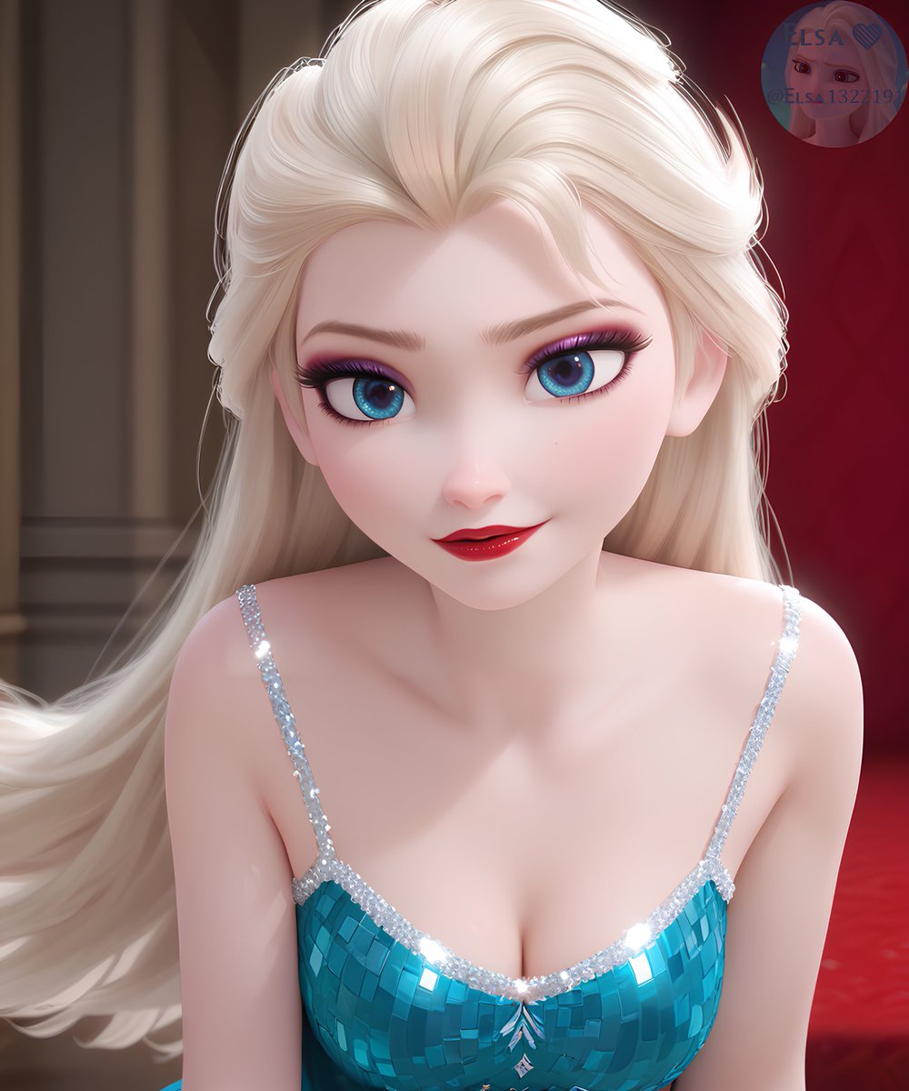 #Elsa #Frozen #waifu #princess #cartoon #fanart #ai ♥️
