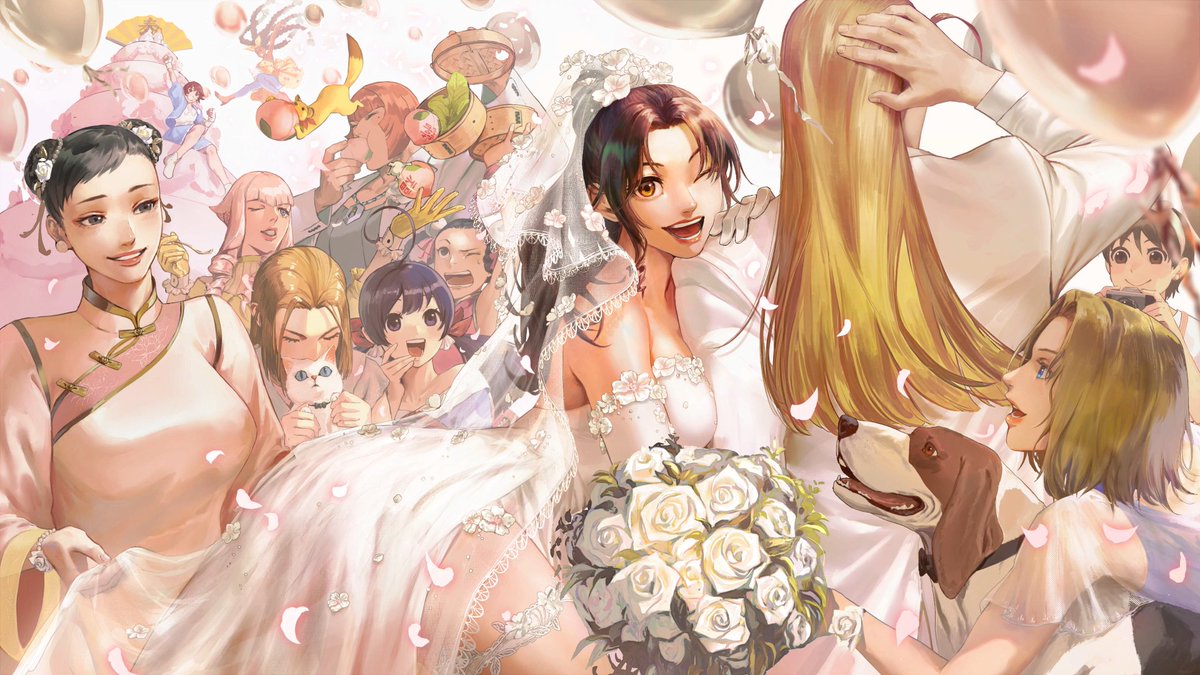 🎨MAI SHIRANUI INVITED ALL THE STREET FIGHTER GIRLS TO HER WEDDING😭😭