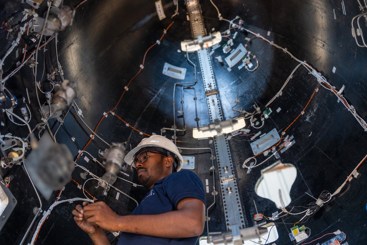SkyrootA's tweet image. ⚡️The test bed is buzzing! Our space mechanism and integration teams are running through a series of system checks, simulations, and analyses on our carbon composite payload fairing. 🚀

#Vikram1 #PLF #rocketscience #engineering #OpeningSpaceforAll