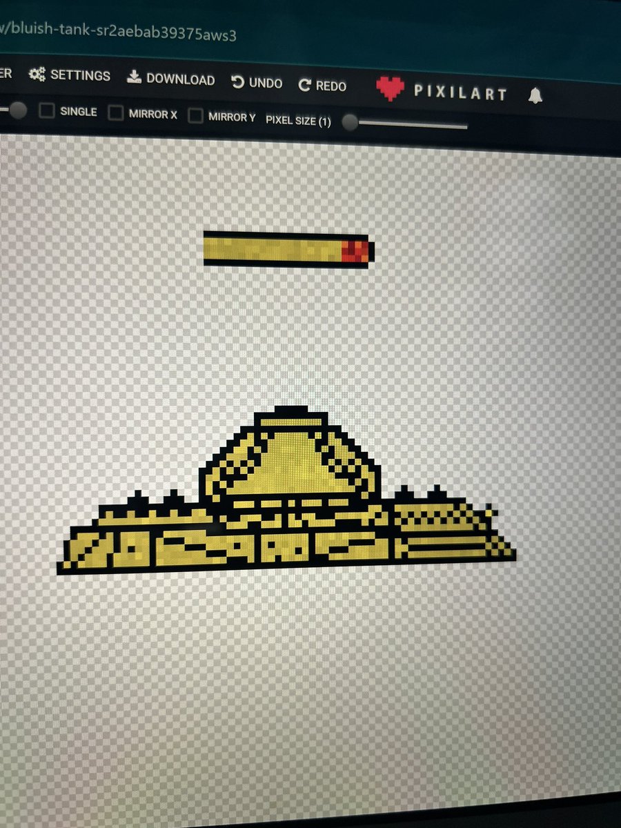 hotbarrelstudio's tweet photo. I need to post some updates! Lots of changes to the actual game. Added alien projectiles, UI, some other things as well. Will post an update video soon I hope, for now here are some different colored tanks. Seriously thinking of redoing the tank later on in development. https://t.co/boSVcp4n0x
