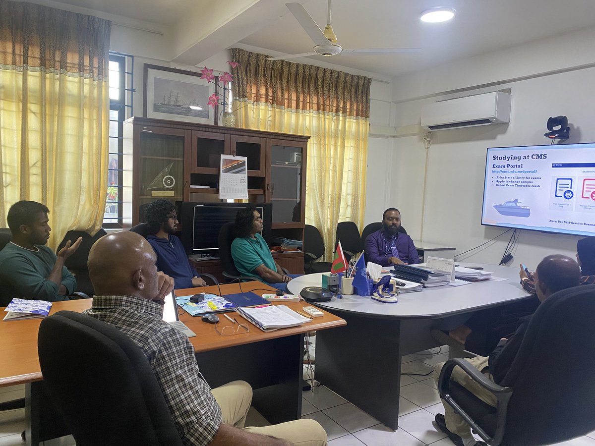 Orientation sessions for our new C4MO students held today at CMS. 
<a href="/MNUedu/">The Maldives National University</a>