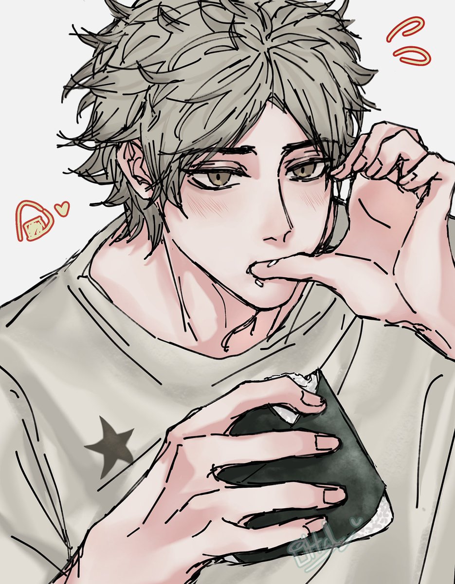 tunarasataro's tweet photo. Messy eater 🍙 #semieita https://t.co/kaQdcO9tlm