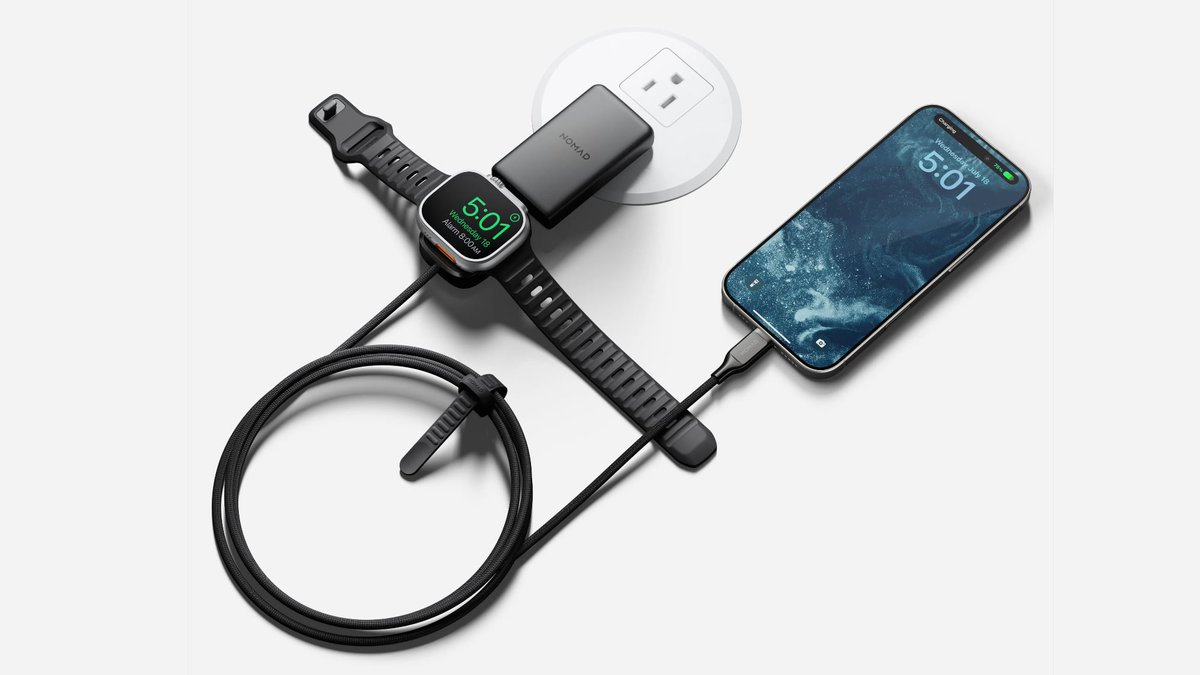 Germanium129853's tweet image. Introducing Nomad's new Universal Cable – a perfect solution for charging your Apple Watch and USB-C devices simultaneously! 

Thoughts on this innovative product? Share your opinions! 💬#Nomad #UniversalCable #AppleWatch #TechNews #ChargingSolutions #TravelGear #Innovation