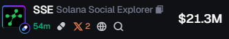 CALLED $SSE IN PRIVATE TG AT 56K MC -> 20M MC 

LEGENDARY COOK 

TURN NOTIS ON!

 $sol $btc $eth