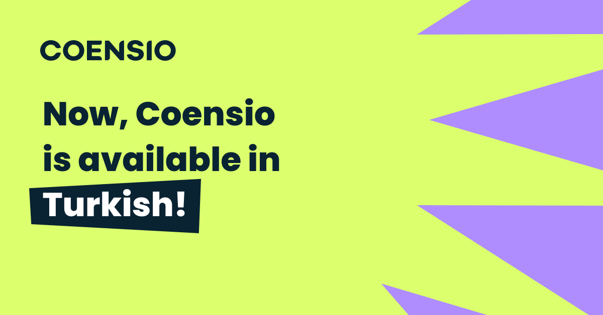 We’re excited to announce that Coensio is now available in Turkish. Manage your assessment process seamlessly in your preferred language!

✨ Switching is easy: Go to your personal settings in Coensio and select the language that works best for you.