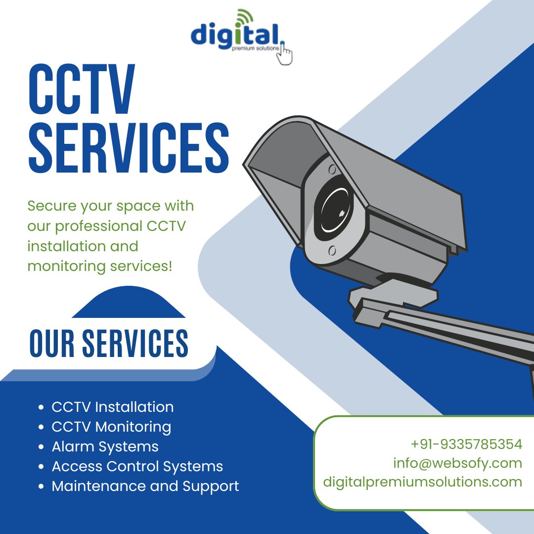 sdigitalpremium's tweet photo. 🔒Protect your home and business with expert CCTV installation, 24/7 surveillance, alarm systems, and access control solutions!
☎️ Contact Us: +91-9335785354
🌐 Visit Us: https://t.co/868zGWJydA
#CCTV #Security_Guard #Security #TrendingNow #service #Guards #TRENDZ #monitoring https://t.co/JBqgaQaN23