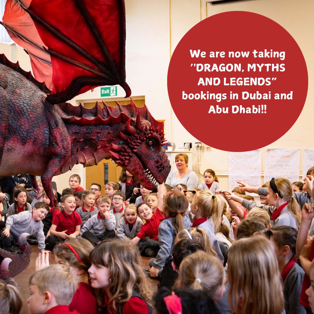 🇦🇪 The Dragons are landing in the UAE!

teachrex.co.uk/dragons/

We're taking bookings from September!! 🇦🇪