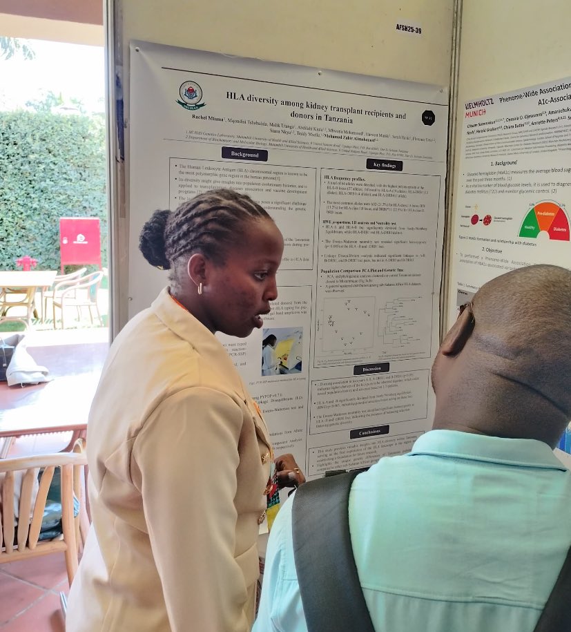 humangeneticstz's tweet photo. 📰Presentation of Tanzanian genome diversity studies at the 15th African Society of Human Genetics Conference #AfSHG
Uganda.
Themed: Harnessing Data Science and Artificial Intelligence for African Genomics
#AfricanGenomeDiversity #AfSHG2025
#HumanGeneticsTz https://t.co/d4fqKORwJj