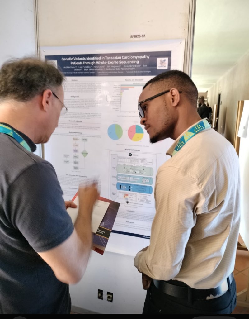 humangeneticstz's tweet photo. 📰Presentation of Tanzanian genome diversity studies at the 15th African Society of Human Genetics Conference #AfSHG
Uganda.
Themed: Harnessing Data Science and Artificial Intelligence for African Genomics
#AfricanGenomeDiversity #AfSHG2025
#HumanGeneticsTz https://t.co/d4fqKORwJj