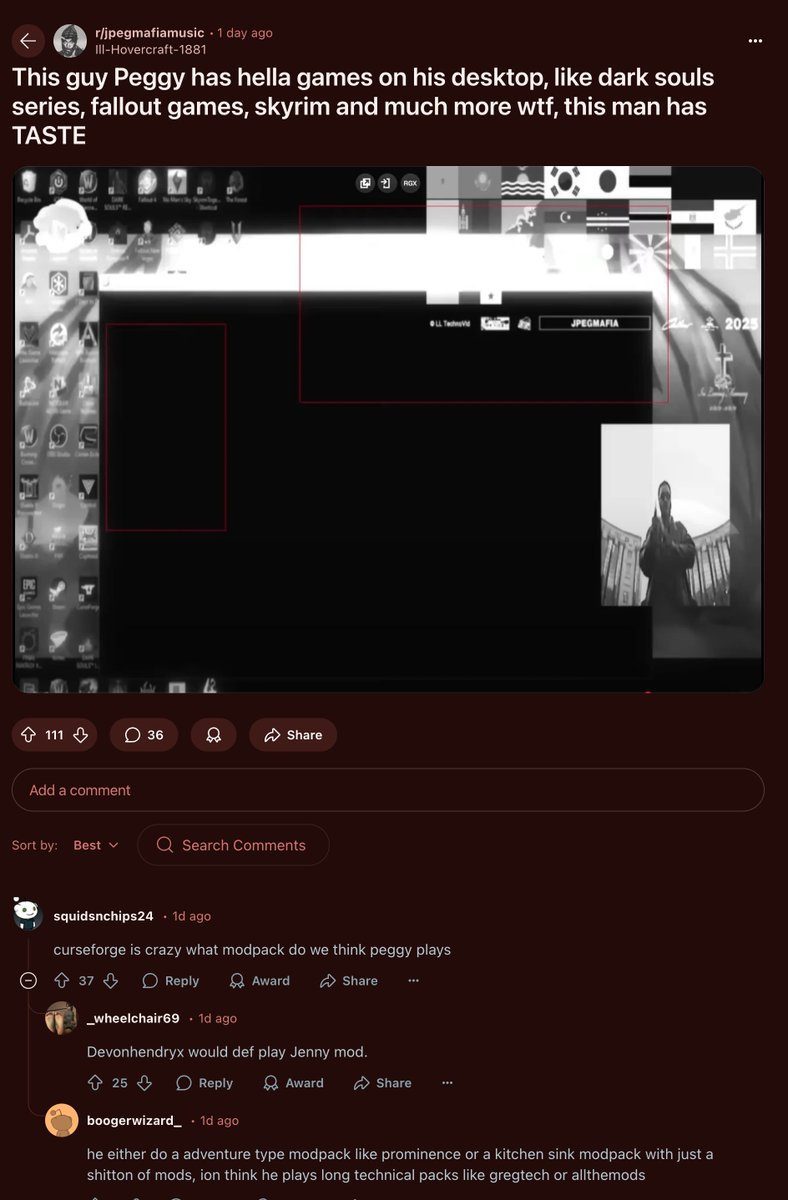 the amount of joy i get watching ppl discuss the cryptic gfx im put in the videos lol