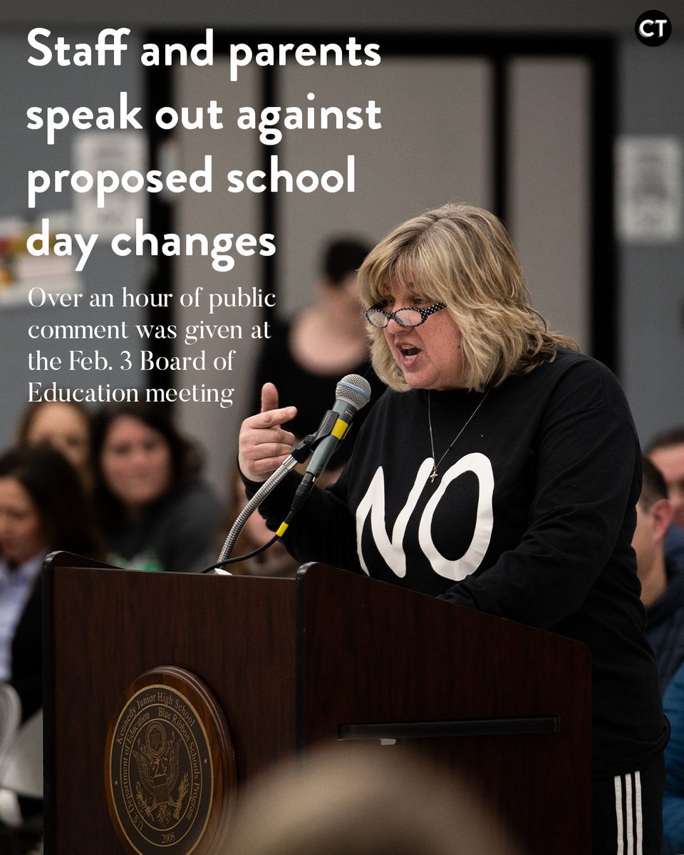 Over a hour of public comment was given at the Feb. 3 Board of Education Meeting, with most speakers against some element of District 203's proposed innovative school day. The proposal will change the school day design across all levels of instruction.