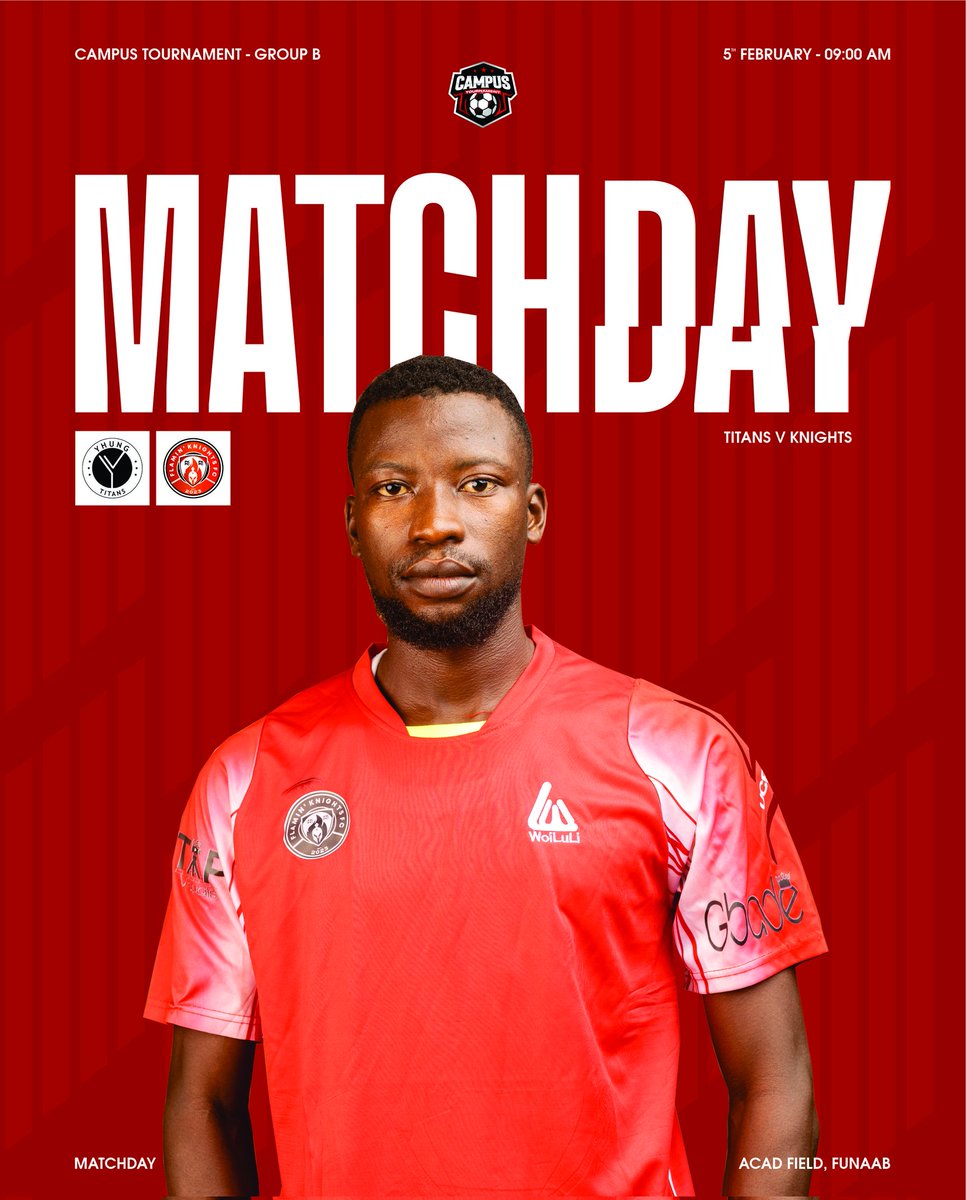 Flaming_Knights's tweet photo. It's MATCHDAY β¨
#KnightsFans, let's colour it in Knights colours together π€β€οΈ
#IgniteTheFire #ComeOnYouFlamers
#flaminknights #fkfc #COYF #funaab #TitansKnights https://t.co/u2BDM3wJ8h