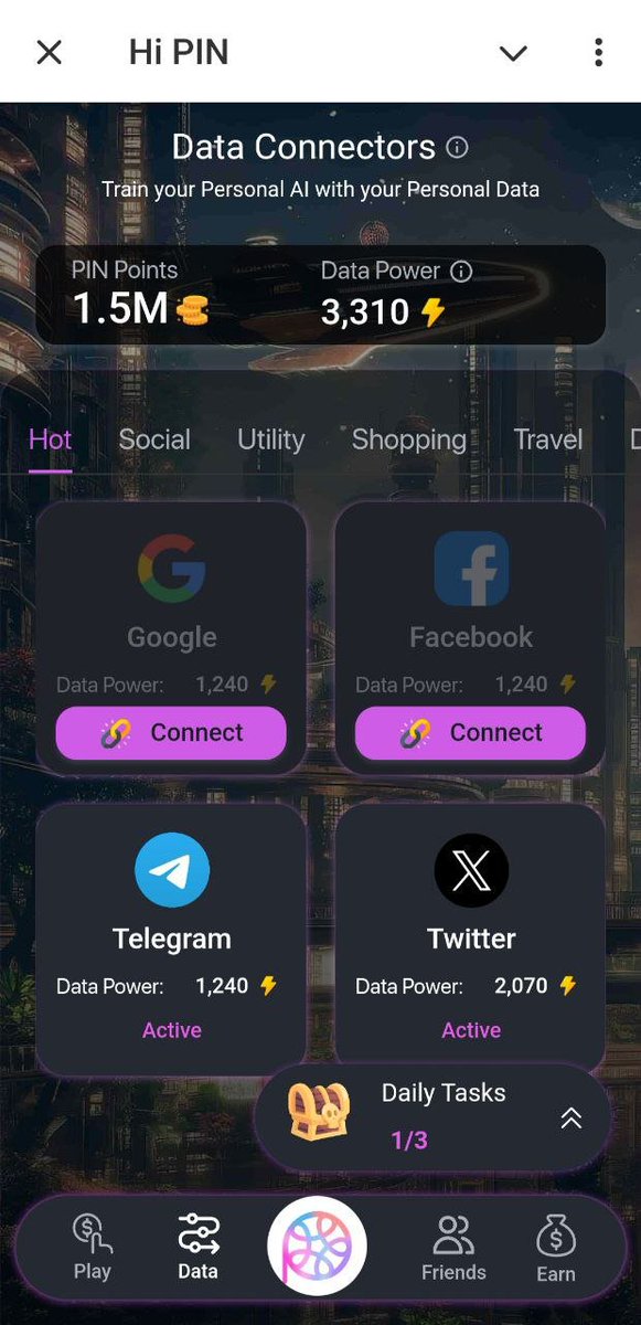 Y0uR_R0uTE's tweet photo. How to Participate in the Hi PIN Airdrop?

step 1: Launch the Hi PIN App
https://t.co/h9zEcBnQov
step 2: Connect Your Social Accounts
Hi PIN AI enhances your data power, enabling more interactions with AI Agents and increases your opportunities to earn points through activities. https://t.co/3HBh9JT8jn