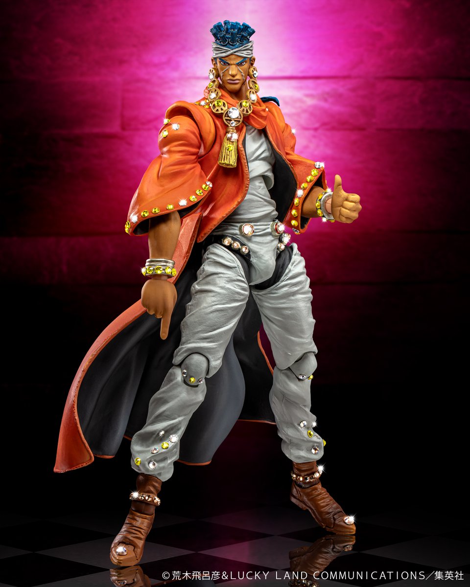 新品未開封 超像可動 マジシャンズレッド クリスタル限定版 ジョジョ メディコス 超像可動 ジョジョの奇妙な冒険 第三部 マジシャンズレッド