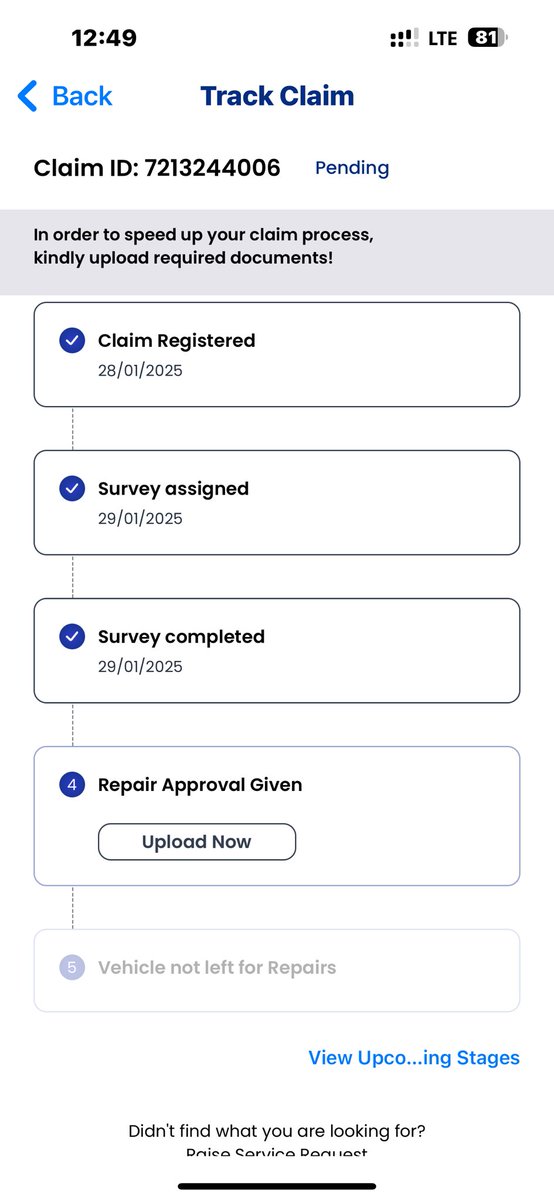 crazyanuj's tweet photo. call for 2 days from me and workshop. After discussion with surveyor he is telling there is some investigation. In all this i am suffering due to my car kept at garage since long. I will not opt Tata AIG in future for any insurance. Claim ID 7213244006 https://t.co/DnjTMdIuZ5
