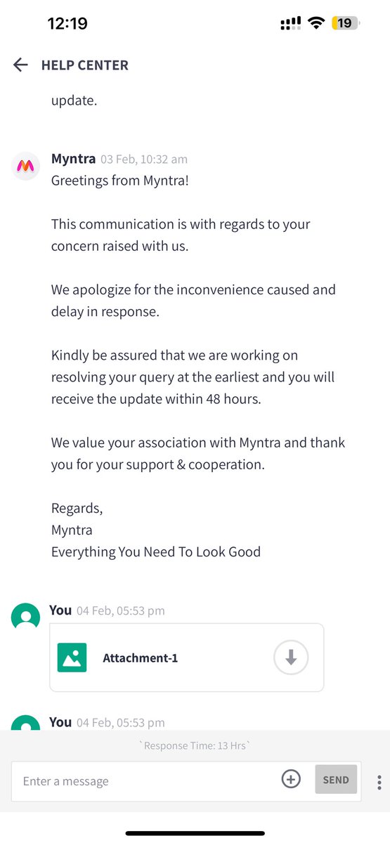 anuphunk's tweet photo. @myntra @MyntraSupport let me know why this issue was closed yesterday without any resolution/update. This is unacceptable. First you guys sent wrong size and then closing ticket without issue. https://t.co/4ETwOLtkWr