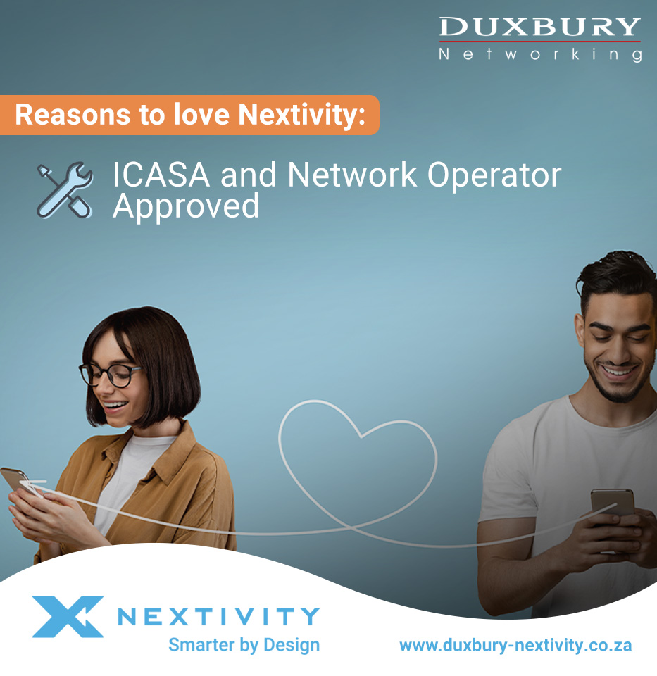 dux_net's tweet image. The only signal booster authorised for use in nearly 100 countries, including SA, and by almost 200 mobile network operators.

Want to find out more? Send an email to info@duxnet.co.za

*ICASA and Network Operator approved.

#nextivity #duxbury #duxburynetworking #ICASA