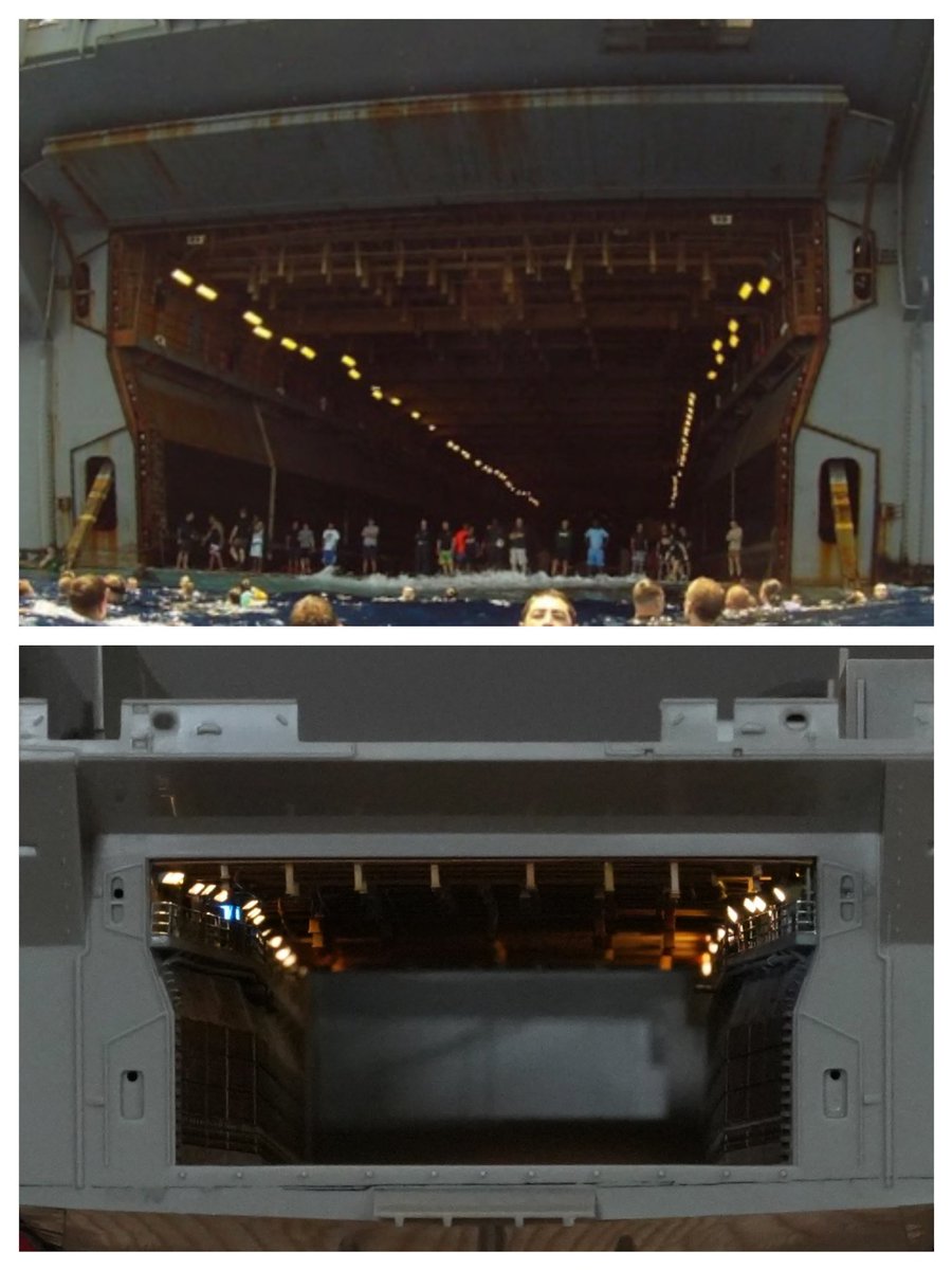 HsuSimpson's tweet image. 1/350 LHD-1 USN WASP well dock finished