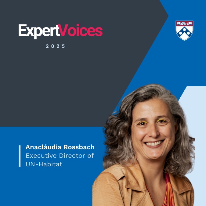 The world is facing a severe housing crisis—by 2030, 3 billion pple will lack adequate housing.

How can we turn the tide? <a href="/AnacludiaRossb1/">Anacláudia Rossbach</a> shared bold solutions: reforming zoning laws, equitable housing finance &amp; scaling up slum upgrading. 

Her views▶️ bit.ly/4hoo7Ee