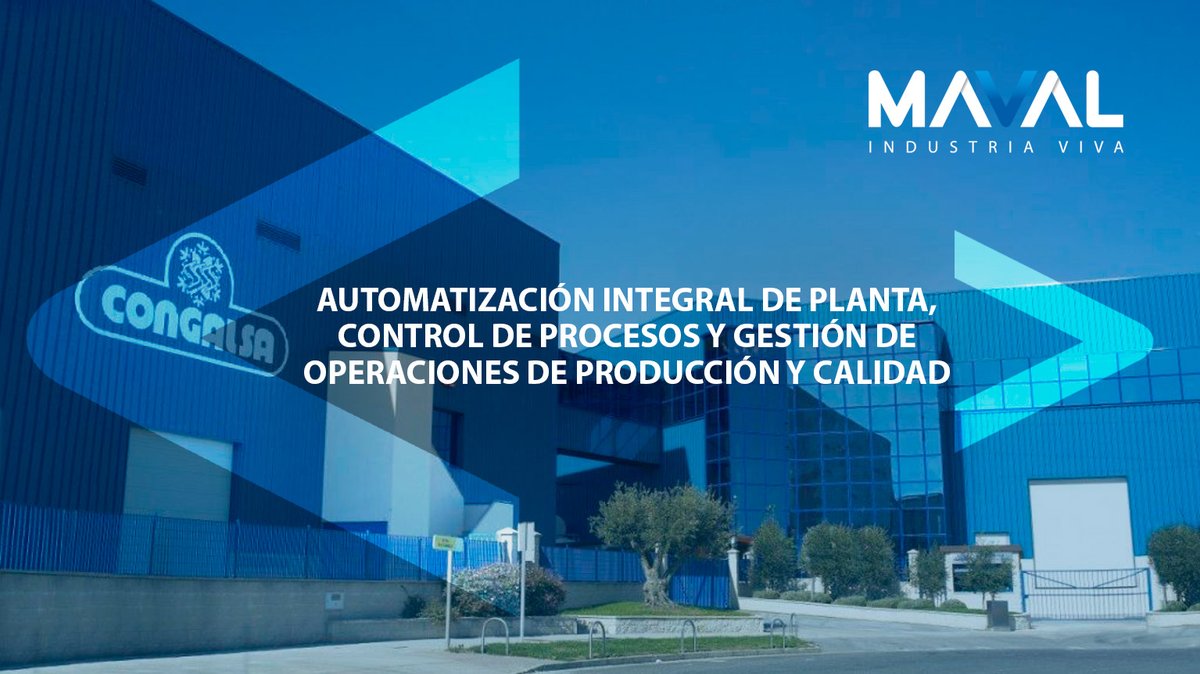 Maval_es's tweet photo. 🚀 #Congalsa vuelve a confiar en MAVAL Industria Viva para su nuevo proyecto de automatización y gestión MOM en su planta P16 con #PCS7, #OpcenterExecutionProcess y #OpcenterRDL de @Siemens.
🔹 Más productividad
🔹 Eficiencia optimizada
Conócenos, https://t.co/ZRzp5LkVkR https://t.co/Zk8g6Ecwnk