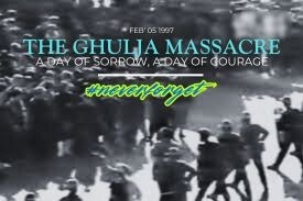 HistoryTibetan's tweet photo. February 5, 1997 
A day of sorrow, a day of courage. Innocent lives were taken in the Ghulja Massacre for daring to seek freedom, dignity, and justice. Their pain lingers, their sacrifice will never be forgotten. We remember. We mourn. We stand. #GhuljaMassacre #NeverForget #RememberGhulja1997