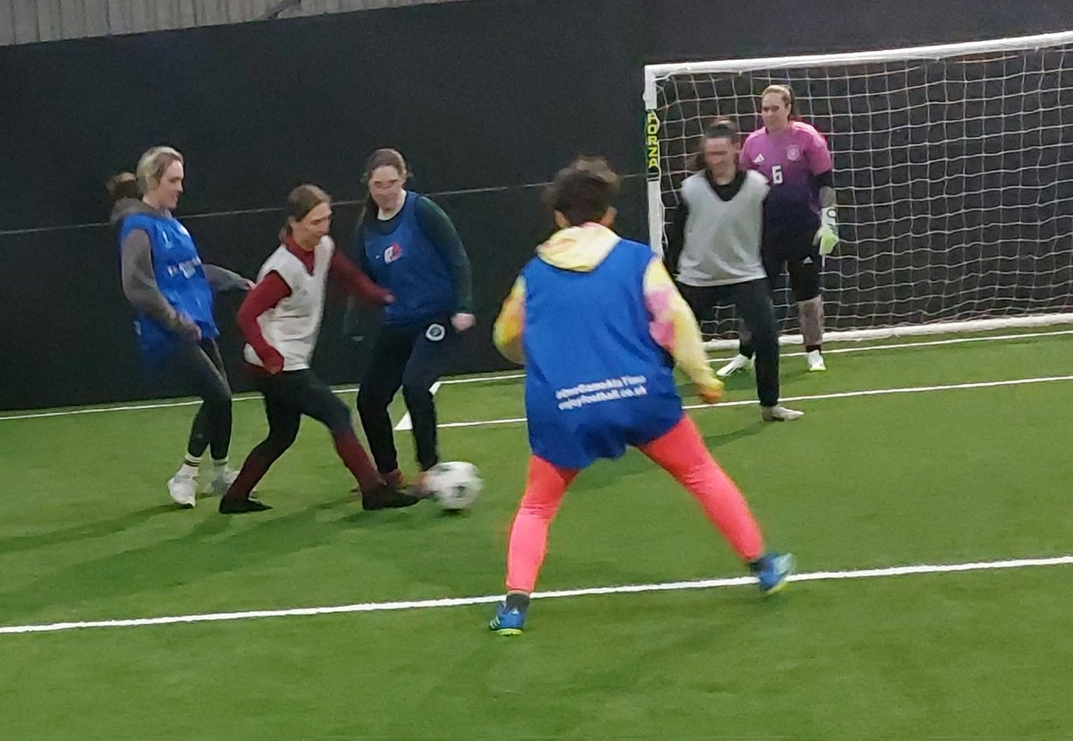 A great start on Monday for our new Women's over 18s social football session. Got a feeling this will be a really good group.