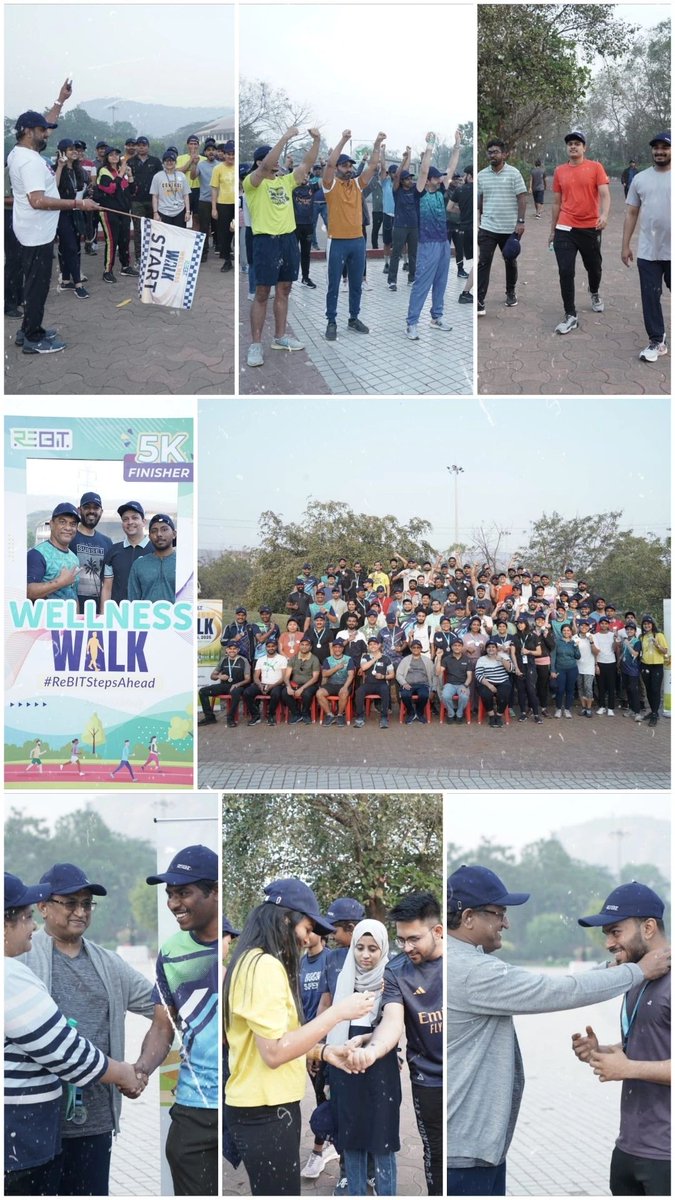 The lush trails of Central Park, Kharghar was the perfect backdrop for #ReBITWellnessWalk as ReBITians laughed and soaked in the morning sun to make it through the 5km route. From the Zumba warm-up to the finish line, thank you for your energy and participation! #ReserveBankIT