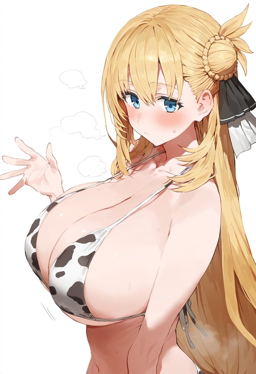 何もわからない時は牛柄ビキニを着せとけばいいって義務教育で習いました 