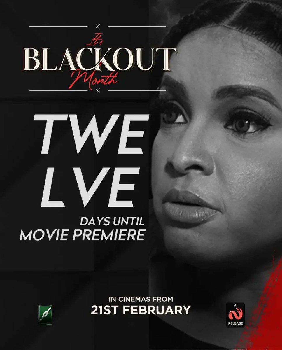 “12 days to go! ⏳ BLACKOUT premieres Feb 16 in Enugu. A night of cinema and history—don’t miss it! 🎬🔥 #BLACKOUTMovie” <a href="/TheNilegroup_/">The Nile Media Entertainment Group</a> <a href="/OkechukwuOku/">OKEY OKU</a>