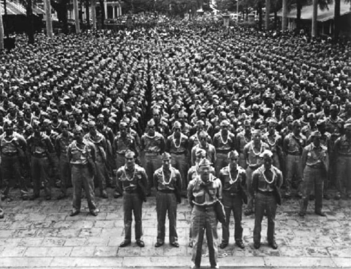 Jason_R_Burt's tweet photo. The most decorated unit of World War II…The 442nd Regimental Combat Team. 

- 21 Medals of Honor 🇺🇸
- 52 Distinguished Service Cross
- 560 Silver Stars ⭐️
- Over 4000 Bronze Stars 🎖️
- Over 4000 Purple Hearts 💜
- 8 Presidential Unit Citations 🪖 https://t.co/XAv16uQBwU