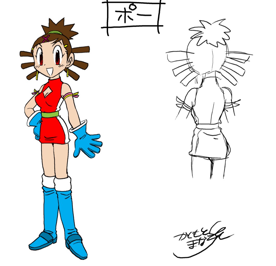 コロッケ！』TVアニメ開始時に描かれたポーのスケッチ！ 漫画では