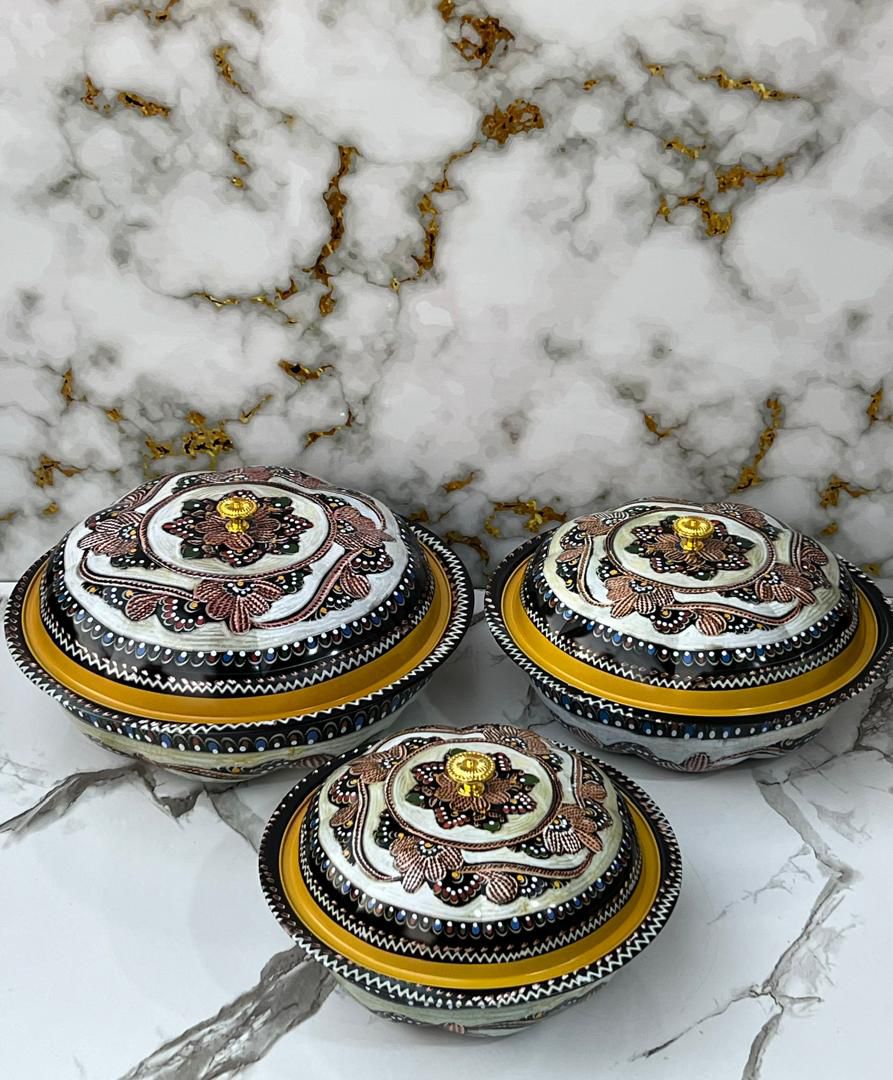 FatimaJiya3's tweet image. Foldable travel kettle  #14k
Set of 3 pizza pan 15,000

Chafing Dish Stainless Steel Set of 3pcs Price: #19k 

ceramic dish with holder #29k 

chat.whatsapp.com/DvNdSxUPJ8CGUh… 

WhatsApp 08180334254.
Kano State/Minna, Niger State,Nigeria 🇳🇬