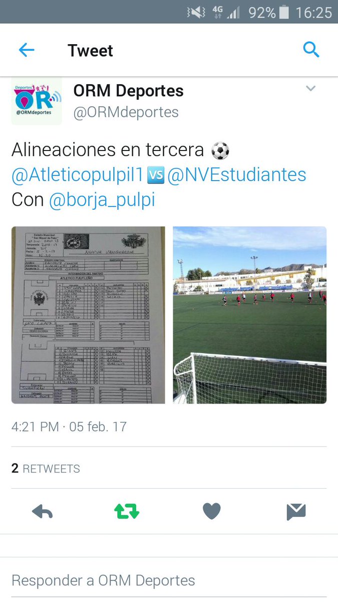 😅Parece que fue ayer... y ya van 8 años colaborando con <a href="/ORMdeportes/">ORM Deportes</a> contando toda la actualidad y los partidos del <a href="/pulpileatletico/">Club Atco Pulpileño</a>. 

¡Por muchos años más! ⚽️📻