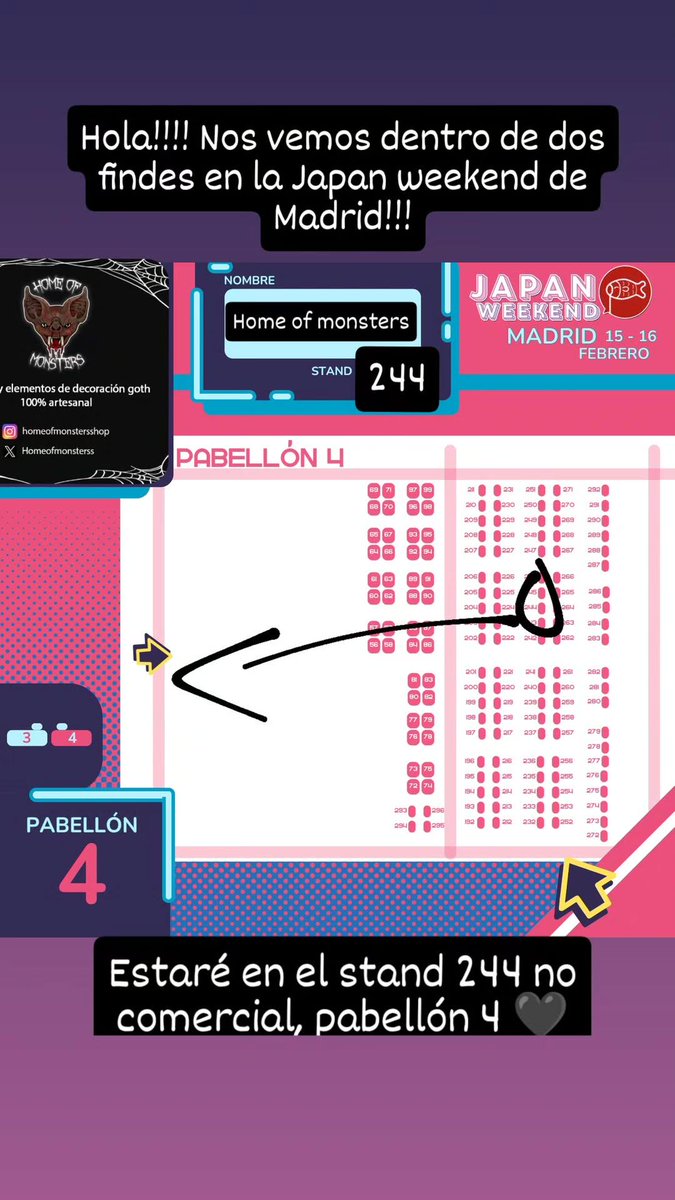 Oigan!!! Que voy a estar en la Japan weekend de Madrid! Venid a verme jeje stand 244 no comercial, pabellón 4