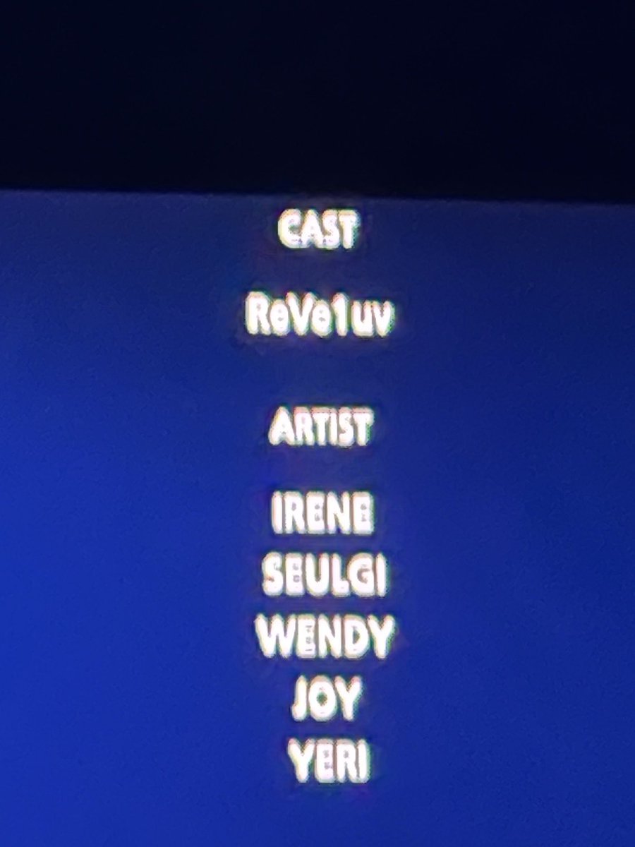 rvelites's tweet photo. Red Velvet: Happiness Diary ending credits:

Cast - ReVe1uv

Special Thanks to: Our one and only ReVe1uv 

🥹🥹🥹

#레드벨벳 #RedVelvet https://t.co/Wf7Dvh19sE