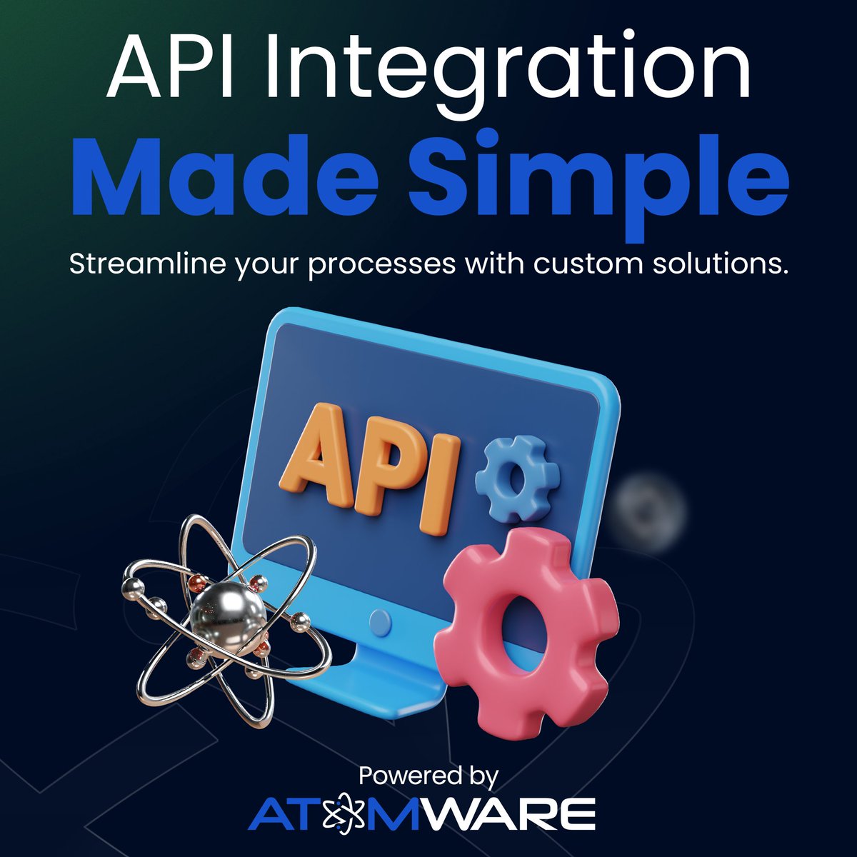atomwarecoza's tweet image. Streamline your business processes with seamless API integration! Automate workflows and save time with our custom solutions.
Let us help you connect the dots. 💡
#APISolutions #Automation #PoweredByAtomware