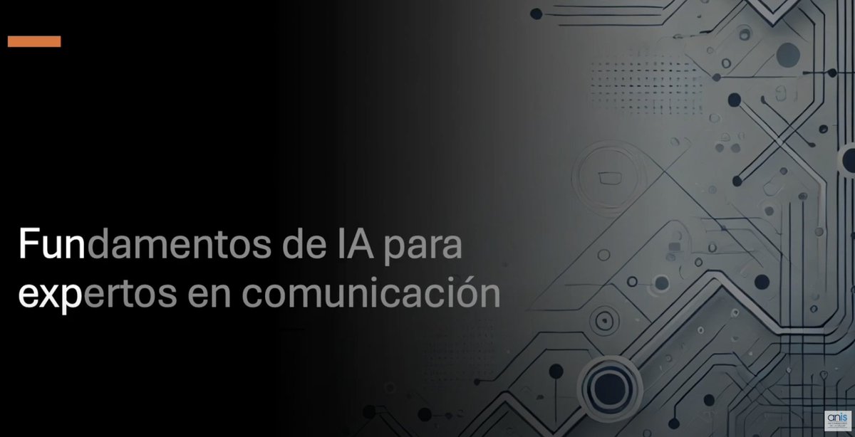#InteligenciaArtificial | Ya disponible en nuestro canal YouTube:
💻Los usos de la #IA en comunicación impartido por el Dr. Antonio Arena en el Café de ANIS

👨‍⚕️El Dr. Arena <a href="/draparla/">Antonio Arenas</a> es experto en IA y médico internista en el <a href="/HUReinaSofia/">Hospital Universitario Reina Sofía</a> de Córdoba

📺📺bit.ly/4aTNpYf