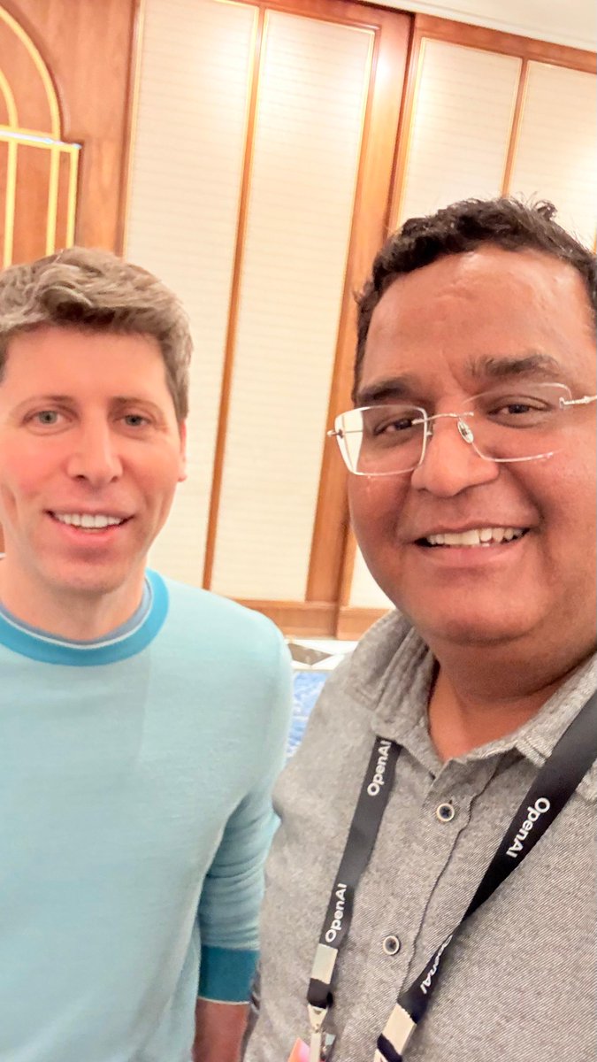 Paytm (@paytm) on Twitter photo When VSS asks ChatGPT and Sam Altman decides to answer the prompt in real time
bhAI bhAI! 🫶
<a href="/vijayshekhar/">Vijay Shekhar Sharma</a> <a href="/sama/">Sam Altman</a> When VSS asks ChatGPT and Sam Altman decides to answer the prompt in real time
bhAI bhAI! 🫶
<a href="/vijayshekhar/">Vijay Shekhar Sharma</a> <a href="/sama/">Sam Altman</a>