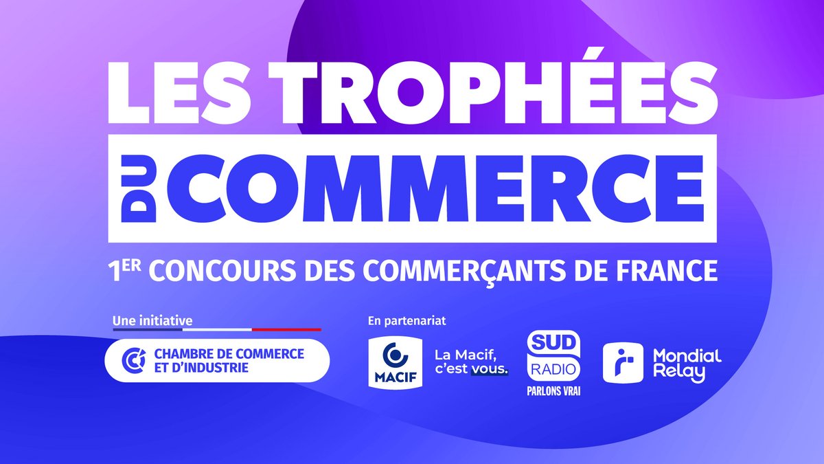 🔵 Rdv à 19h 👉 <a href="/SudRadio/">Sud Radio</a> dans les #LesVraiesVoix pour une émission 100% "commerce". L'occasion d'en savoir + sur - Les Trophées du commerce - une initiative #CCI en partenariat avec <a href="/MacifAssurances/">Macif</a> et <a href="/mondialrelay/">Mondial Relay France</a> . 
<a href="/cecile2menibus/">Cécile Hellouin de Ménibus ♕</a> #France <a href="/Economie_Gouv/">Ministère de l'Économie et des Finances</a>