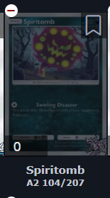 poke__egg's tweet photo. @PokemonTCGP HOW DID Y'ALL DROP THE BALL SO BADLY AND NOT HAVE SPIRITOMB AS NUMBER 108

ONE JOB. https://t.co/pAJAp8YbNj