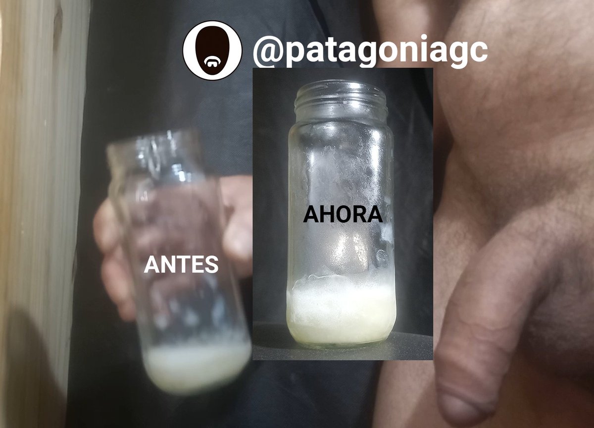 patagoniagc's tweet photo. La temporada de ordeñe va muy bien 😊🥛🍼
Les paso informe de como va el tema de la reconexión de jugo de macho. Estén atentos que voy a hacer una encuesta cuando logre llenar eso a ver cómo la aprovechamos. 🙃

#glorypete #gloryhole #cumbull #cumcollecting #cumsaving #manmilk #cum #sperm #frozencum